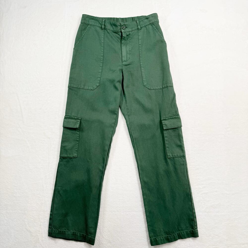 NWOT Young Fabulous & Broke Finlay Cargo Pants Green Utility Casual Boho Size XS